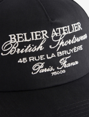 BELIER: Atelier Embroidered Cotton Cap