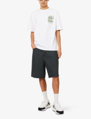 BELIER: Cafe De Belier Graphic-Print Cotton T-Shirt