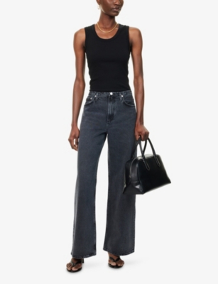AGOLDE: Keira Wide-Leg Denim Jeans