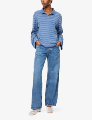 AGOLDE: Low-Rise Loose-Fit Denim Jeans