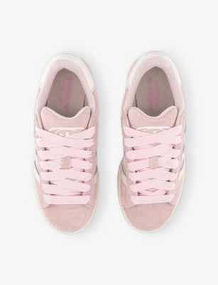 Adidas Originals Campus 00s Suede Three-stripe Sneakers In Pink