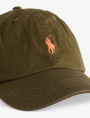 POLO RALPH LAUREN: Classic Logo-Embroidered Adjustable Cotton Cap