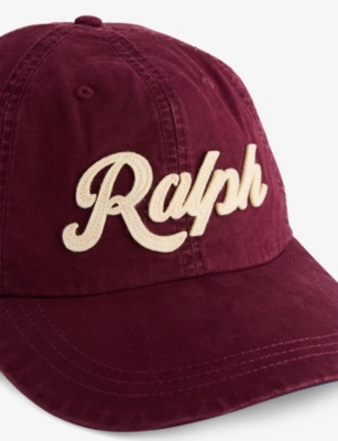 POLO RALPH LAUREN: Brand-Appliqué Cotton Baseball Cap