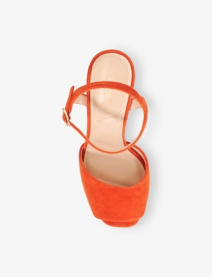 DUNE: Mayci Suede Platform Sandals