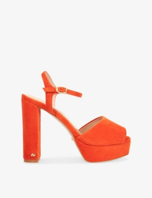 DUNE: Mayci Suede Platform Sandals