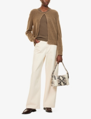 SAMSOE SAMSOE: Sacassandra Split Wool-Blend Cardigan