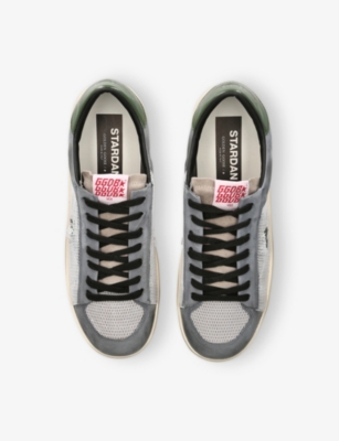 GOLDEN GOOSE: Men’s Stardan Suede and Mesh Low-Top Trainers