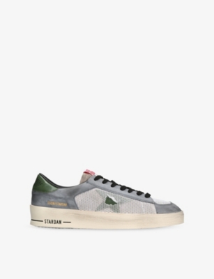 GOLDEN GOOSE: Men’s Stardan Suede and Mesh Low-Top Trainers
