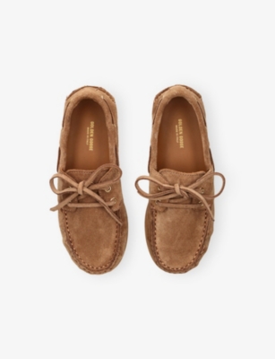 Golden Goose Cruise Loafer Y Boat Shoes In Brown