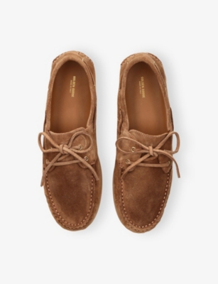 Golden Goose Cruise Loafer Y Boat Shoes In Brown