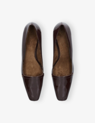 KHAITE: Celia 50 Heeled Patent-Leather Pumps