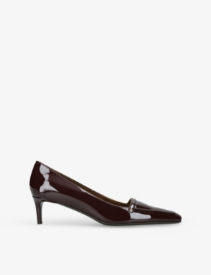 KHAITE: Celia 50 Heeled Patent-Leather Pumps