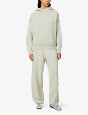SISTERS & SEEKERS: Seekers Logo-Embroidered Knitted Hoody