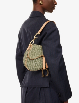 RESELFRIDGES: Pre-Loved Dior Saddle Canvas Bag
