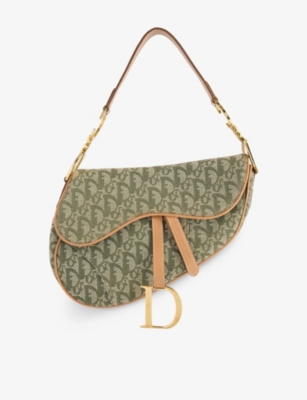 RESELFRIDGES: Pre-Loved Dior Saddle Canvas Bag