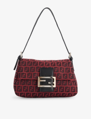 RESELFRIDGES: Pre-Loved Fendi Mamma Forever Canvas Shoulder Bag