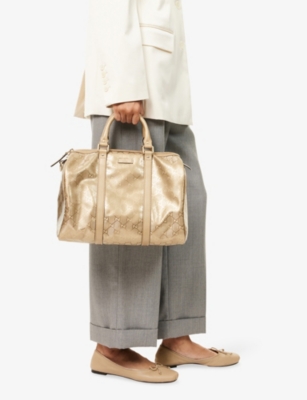 RESELFRIDGES: Pre-Loved Gucci Medium GG Joy Boston Top-Handle Bag