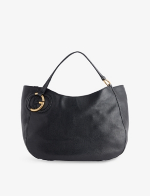RESELFRIDGES: Pre-Loved Gucci Medium Pebble Leather Tote Bag