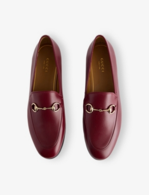 GUCCI: Jordaan Leather Loafers