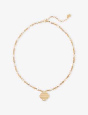RESELFRIDGES: Pre-Loved Dior Gold-Plated Metal Pendant Necklace