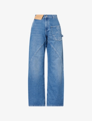 JW ANDERSON: Twisted Workwear Denim Jeans