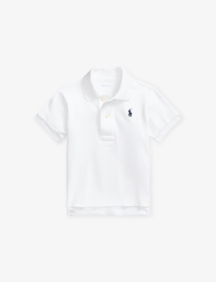 POLO RALPH LAUREN: Baby Pony Embroidered Cotton Polo Shirt