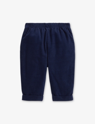 POLO RALPH LAUREN: Baby Boy Logo-Embroidered Cotton-Corduroy Trousers
