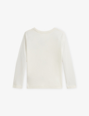 Polo Ralph Lauren Logo Long-sleeve T-shirt In White