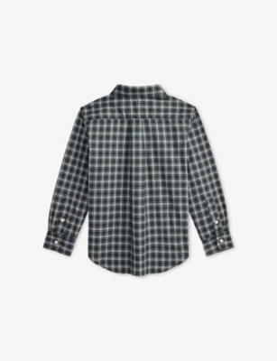 POLO RALPH LAUREN: Check Long-Sleeve Cotton Shirt 2-7 Years
