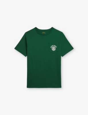 POLO RALPH LAUREN: Boys’ Crest Logo-Print Cotton-Jersey T-Shirt