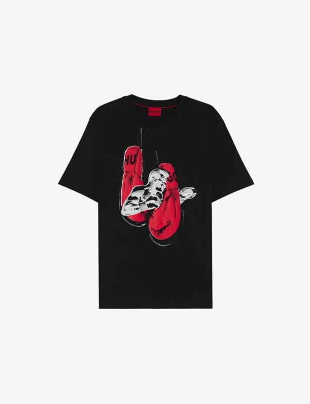 Graphic-Print Short-Sleeve Cotton T-Shirt