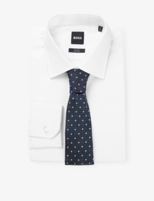 BOSS: Jacquard Silk-Blend Tie