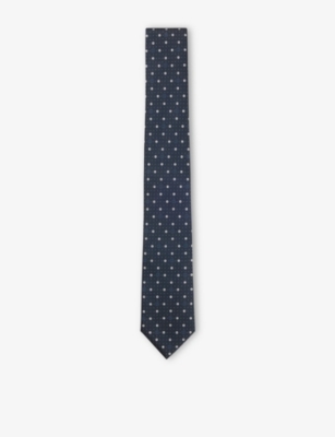 BOSS: Jacquard Silk-Blend Tie