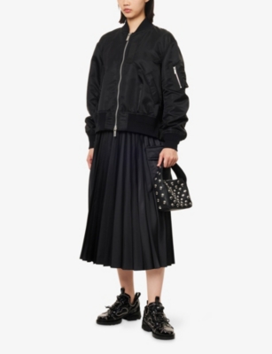 SACAI: Relaxed-Fit Round-Neck Shell Jacket