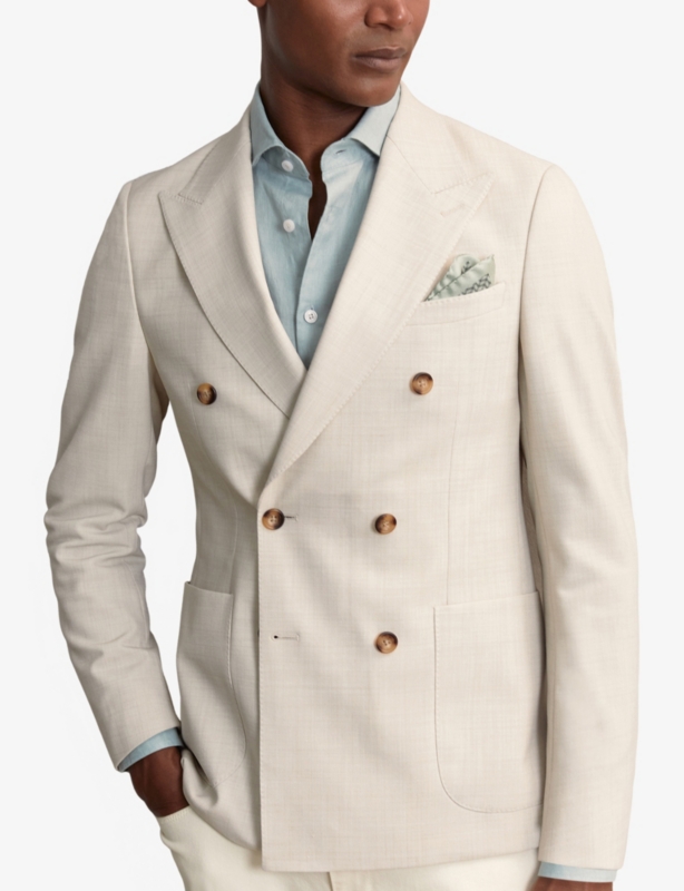 Ottavio Graphic-Print Silk Pocket Square