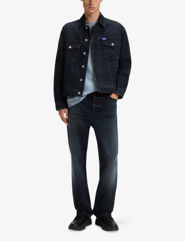 Brand-Print Short-Sleeve Cotton T-Shirt