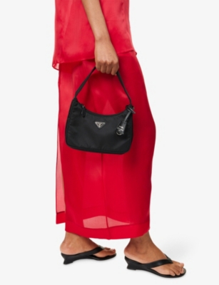 RESELFRIDGES: Pre-Loved Prada Re-Edition Nylon Hobo Bag