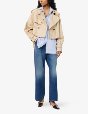 Khaite Womens Harkins Winslow Straight-leg Denim Jeans