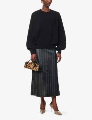 Khaite Nalani Cashmere Sweater In Black