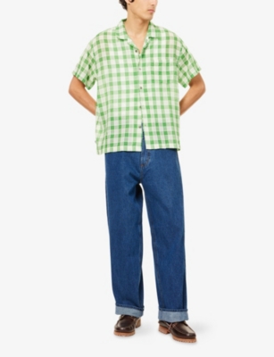 OBEY: Weldon Check-Print Cotton-Poplin Shirt