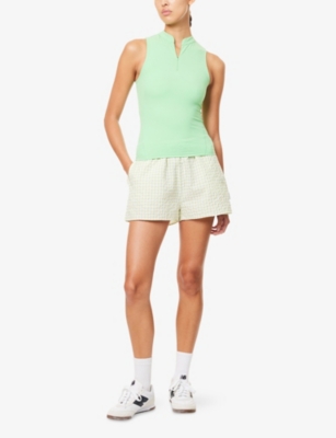 ADANOLA: Ultimate Sleeveless Stretch-Jersey Top