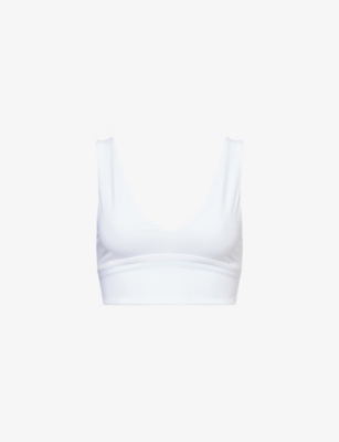 ADANOLA: Ultimate Triangle V-Neck Stretch-Jersey Bra