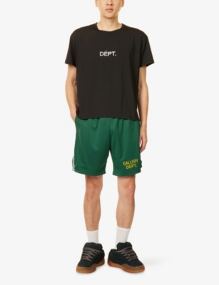 Gallery Dept. Mens Black Active Fitness Tech-jersey T-shirt In Black