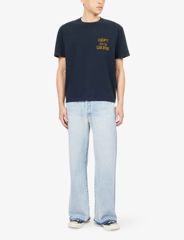 Brand-Print Relaxed-Fit Cotton-Jersey T-Shirt