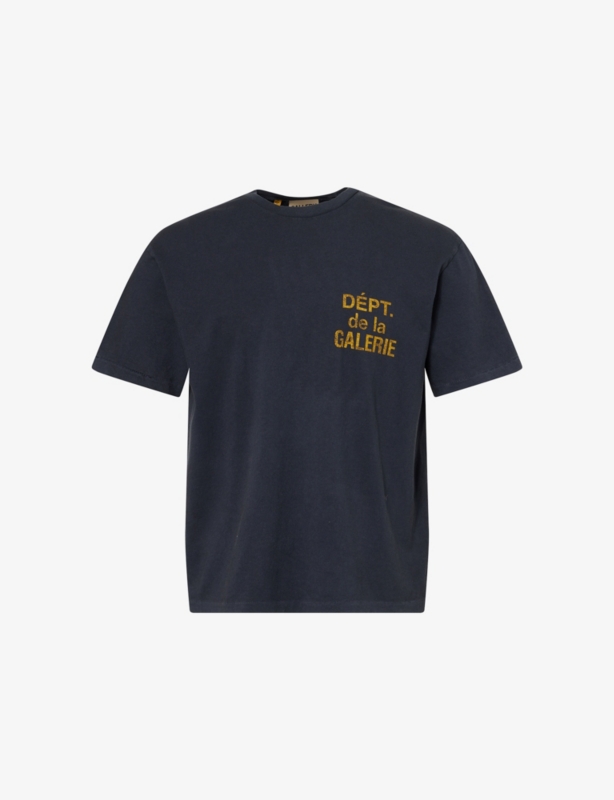 Brand-Print Relaxed-Fit Cotton-Jersey T-Shirt