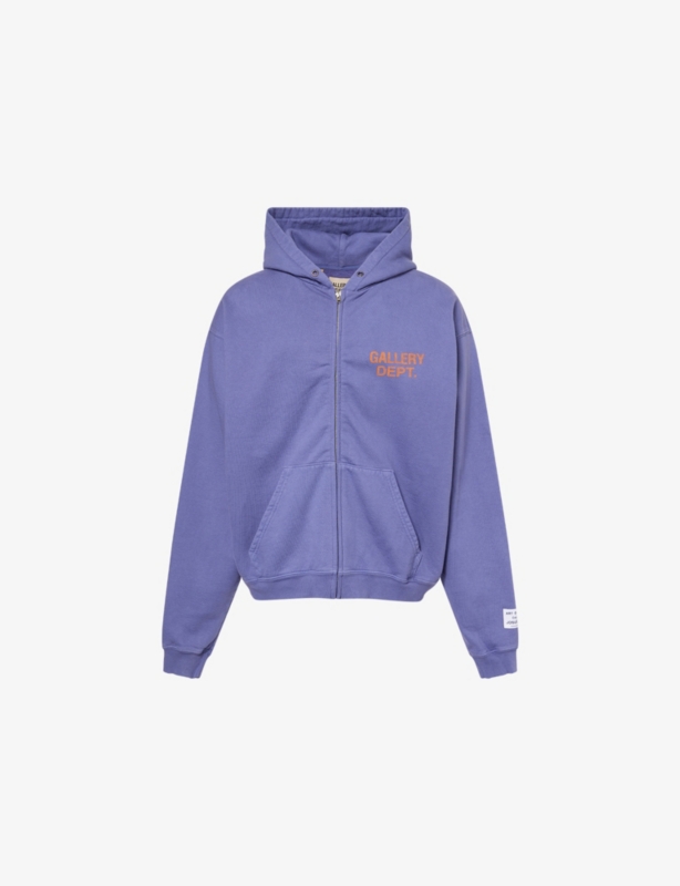 90's GD Logo Relaxed-Fit Cotton-Jersey Hoodie