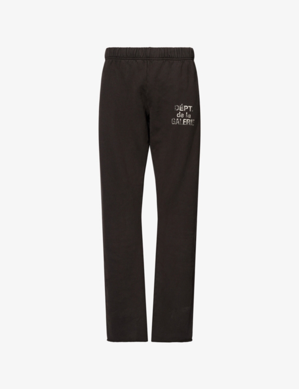 Logan Brand-Print Cotton-Jersey Jogging Bottoms