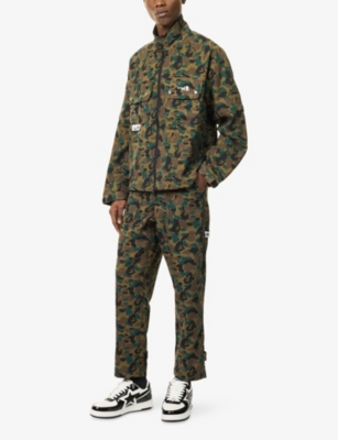 A BATHING APE: Bape x Kazuki Camouflage-Print Woven Jacket