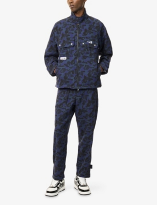 A BATHING APE: Bape x Kazuki Camouflage-Print Woven Jacket