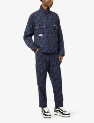 A BATHING APE: Bape X Kazuki Camo Woven Trousers
